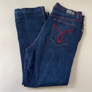 Vintage Watch LA High Rise Straight Leg Womens Jeans Made USA Sz 30x25.5 Altered